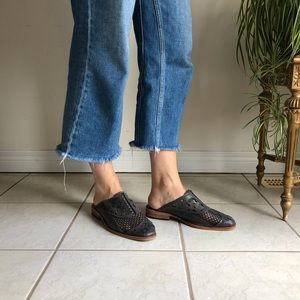 Free People Leather Mules